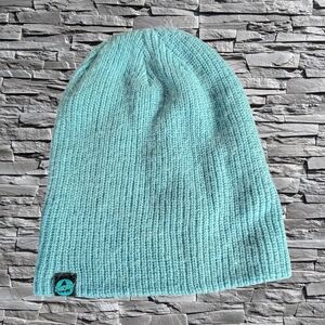 Burton Teal Knit Beanie with Logo Patch